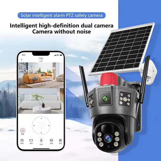 Solarna Ip PTZ kamera ELITA 25MP 3 sočiva i 3 kamere 4G