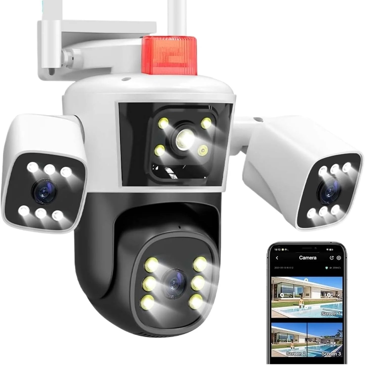 IP kamera PTZ kamera BULLET 25MP 4 sočiva i 4 kamere