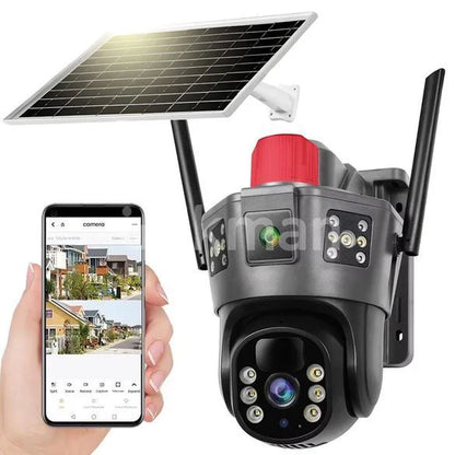 Solarna Ip PTZ kamera ELITA 25MP 3 sočiva i 3 kamere 4G