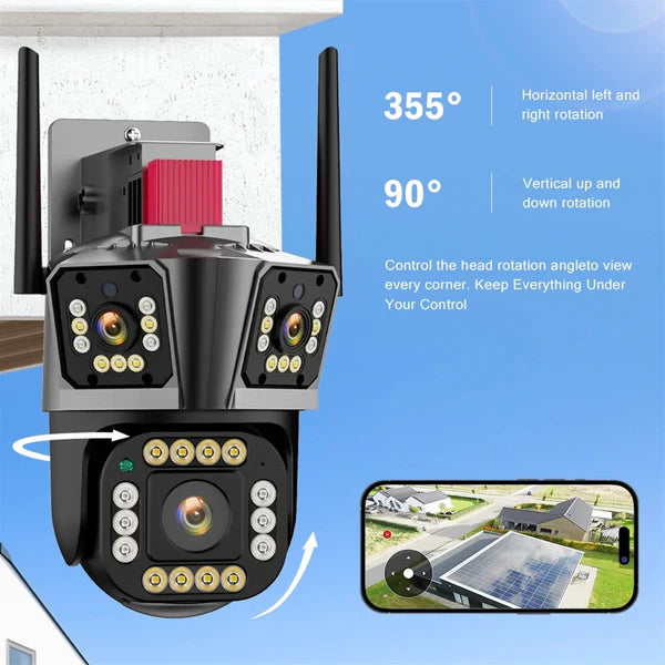 Ip kamera PTZ kamera ELITA 25MP 3 sociva i 3 kamere