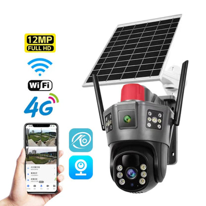 Solarna Ip PTZ kamera ELITA 25MP 3 sočiva i 3 kamere 4G